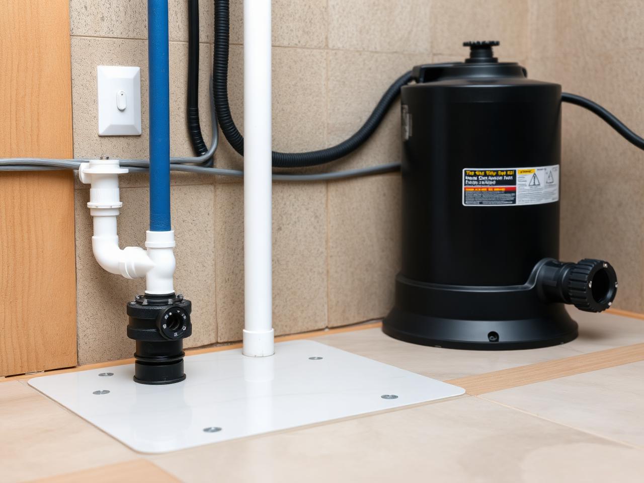 Backwater valve & sump pump installation in Ottawa.